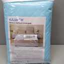 KANECH Washable Incontinence Bed Pads with Straps Queen Size 60"x80" Heavy Absorbency Waterproof Mattress Protector for Adults 5-Layer Reusable Underpad