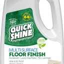 Quick Shine Multi Surface Floor Finish 64oz | Cleaner & Polish to use on Hardwood, Laminate, Luxury Vinyl Plank LVT, Tile & Stone | Safer Choice w/Clean Shine Technology | Shine-Protect-Refresh (64 Fl Oz (Pack of 1))