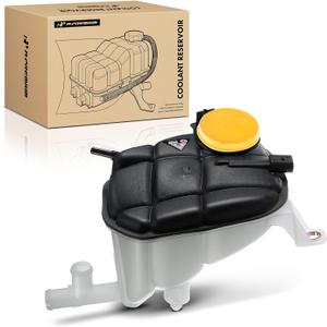 A-Premium Engine Coolant Overflow Recovery Reservoir Tank [with Sensor] Compatible with Mercedes-Benz [W164] GL320, GL350, GL450, GL550, ML320, ML350, ML450, ML500, ML550, ML63 AMG, SLS AMG - Front