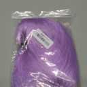 eNilecor Short Bob Hair Wigs 12" Straight with Flat Bangs Synthetic Colorful Cosplay Daily Party Lilac Neon Wig for Women Natural As Real Hair+ Free Wig Cap (Lavender Purple)