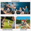 Hanpusen Tripod for Canon Camera, Wireless Shooting Grip with Remote Control - Tripod Stand with Rechargeable Shutter Release for R8/G7 X III/R50/R10/R100/M50/M200/M6 II/G5 X II, Replace HG-100TBR