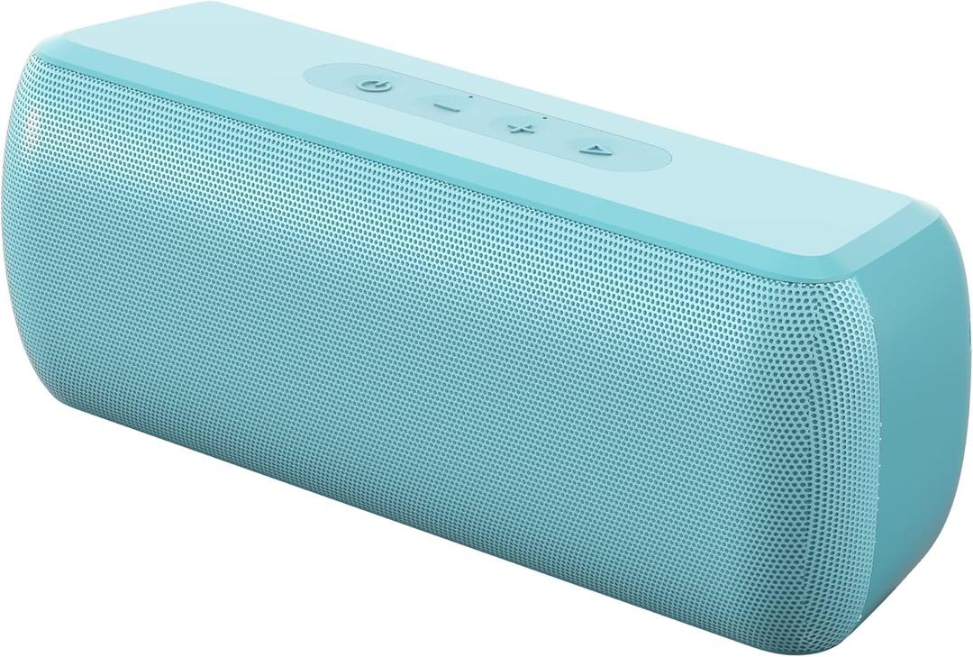 LENRUE Bluetooth Speaker,Wireless Portable Speakers with TWS, 16H Playtime,Loud Clear Sound for Home,Travel and Outdoor,Handfree Calls Compatible with for iPhone (Powder Blue)