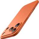 JETech Slim Case for iPhone 17 Pro Max 6.9-Inch, Ultra-Thin Lightweight Minimalist Phone Cover with Camera Lens Protection, Matte Anti-Fingerprint Finish (Orange)