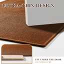 chakme Bathroom Rugs Mat 36x24, Ultra Thin Non Slip Bath Mat Large Quick Dry Absorbent Bath Mat for Bathroom Floor, (Rust, 36"x24")