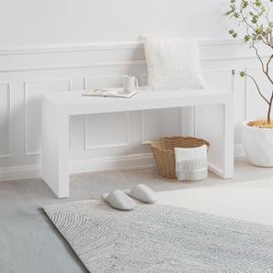 APRTAT Bamboo Dining Bench, 35 inch Farmhouse Decor Indoor Kitchen Table Bench, Entryway Shoe Rack Bench Solid Bamboo Benches for Living Room, Hallway, Bedroom, Bathroom, Long