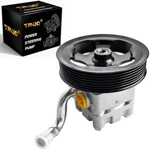 21-394 Power Steering Pump with Pulley Fits for Infiniti EX35 EX37 FX35 FX37 G35 G37 M35 M37, Power Assit Pump Assembly for Q40 Q50 Q60 Q70 Q70L QX50 QX70 370Z V6 3.5L 3.7L Replace OE# 21-415, 21-416