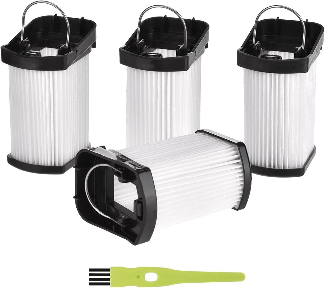 4 Pack Replacement Vacuum Filter for Shark WANDVAC POWER PET WV401BL WV401PK WV403BR WV410BL WV410GN WV410PR Cordless Handheld Vacuum, Fabric Filter Compare to Part # XFFWV400