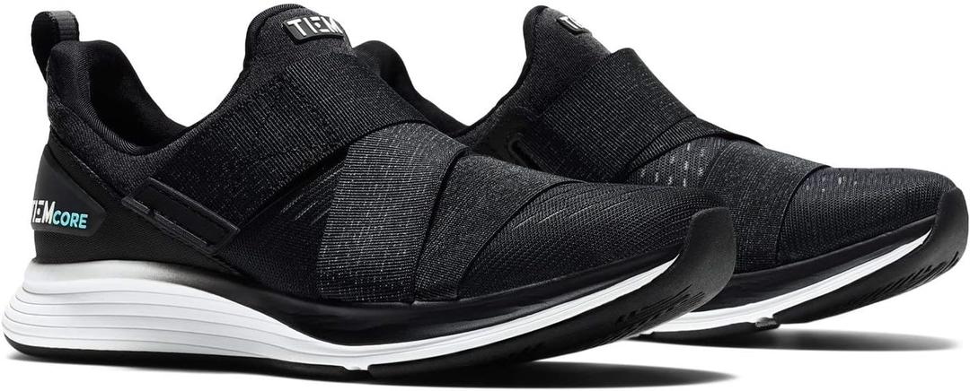 TIEM Latus Studio Fitness Cross-Training Sneaker (7, Jet Black)