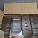 Acrylic Makeup Organizer with 19 Drawers, 4 Pack Clear Storage Drawers, Bathroom Makeup Organizer for Palettes, Cosmetic, and Beauty Supplies,Ideal for Vanity, Cabinet,Desk Organization