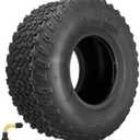 15x6.00-6 Front Lawn Mower Tire, 150/70-6 Tubeless Tire, for Garden Tractor Riding Mover Tractor Turf, 4 PR Tubeless, 220lbs Capacity