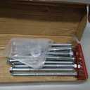 1/2" x 8" Lag Bolts (12 Pcs) 1/2 inch Lag Screws for Wood, Heavy Duty Hex Head with Washers, Zinc Plated