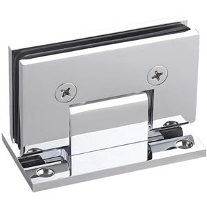 Brass Glass Door Hinge,90 Degree Heavy Duty Short Back Plate Hinges, Shower Door Hardware Replacement for 5/16" to 1/2" (8 to 12 mm) Tempered Glass, Chrome Brass Glass Door Hinge,90 Degree Heavy Duty Short Back Plate Hinges, Shower Door Hardware Replacement for 5/16" to 1/2" (8 to 12 mm) Tempered Glass, Chrome