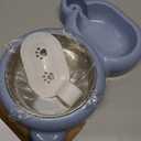 Dog Bowls, Cat Food and Water Bowl Set with Water Dispenser and Stainless Steel Bowl for Cats and Small Dogs - Light Blue
