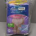 Always Discreet Adult Diapers for Women, Incontinence Underwear, Postpartum Essentials, Disposable Briefs, Max Absorbency, Bladder Leak Protection, Small/Medium, 32ct