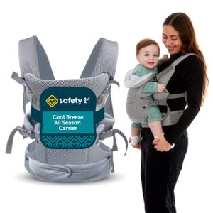 Safety 1st Baby Carrier, Grey, Newborn to Toddler 7-32 lbs