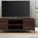 REN HOME Jarrel 2 Door TV Stand, Walnut