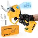 Cordless Electric Pruning Shears for Dewalt 20v Battery, TOCiTAA Portable Pruner Garden Tool Brushless & Imported SK7 Steel Blades, 1.5-2 Inch Cutting Diameter for Gardening Tree Branch (Tool Only)