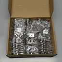 Ravinte 60 Pack (30 Pairs) 1/2 Inch Overlay Soft Close Hinges for Kitchen Cabinets - Satin Nickel Hidden Concealed Hinge, Stainless Steel, Self Closing