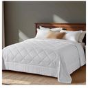 LAVANCE 100% Viscose Made from Bamboo Comforter Queen Size Lightweight Silky Down Alternative Duvet Insert Soft All Season Comforter - White, 90x90 Inches
