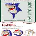 Shark Ornament Gifts for Shark Lovers Ornaments for Christmas Tree Hanging Xmas Decorations Clearance Keepasake (Dark Blue)