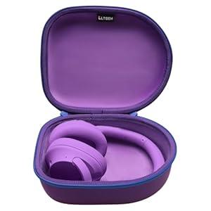 Headphone Headset Case Compatible with JBL, Beats, Sony, Soundcore Anker, Raycon, TOZO, SteelSeries, Logitech, Jabra, Bose, Audio-Technica, Sennheiser Headphones, Dark Purple
