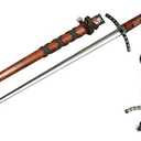 Prince Sword with Sheath,Crusader Knight Templar Short Sword - Historical Reproduction, Cast Metal Handle (Brown)