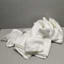Amazon Basics Soft and Thick Cotton Hand Towels, 16 x 26 in, White, 12-Pack