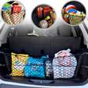 Envelope Style Trunk Mesh Cargo Net for GMC Terrain 2010-2025 NEW, Automotive Exterior Accessories - Premium Car Storage Organizers, Cargo Bed Net For Pickup Truck, Smart Vehicle Storage Organizer