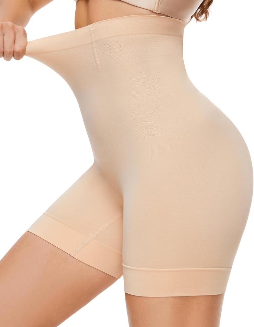 YADIFEN Shapewear Shorts Tummy Control Shapewear Invisible Shaping Shorts High Waisted Body Shaper Shorts Under Dress, 3XL