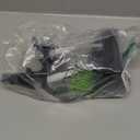 Casabella Sink Sider Duo Soap Dispensers with Sponge, Black and Chrome Plating