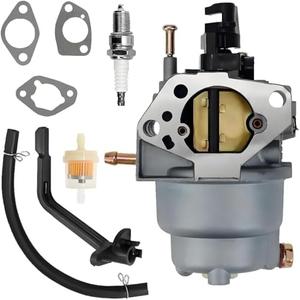 GP5500 Carburetor Fits for Generac GP6500 DeWalt DG6000 6550 7000B DXGNR7000 8000 8750 Watts Gas Generator 420cc 13HP Engine with Fuel Line Filter Gasket Spark Plug Carb Kit 2 Pack