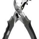 General Tools Revolving Punch Pliers 73 - 6 Multi-Hole Sizes For Leather, Rubber, & Plastic - Hobbies & Crafts
