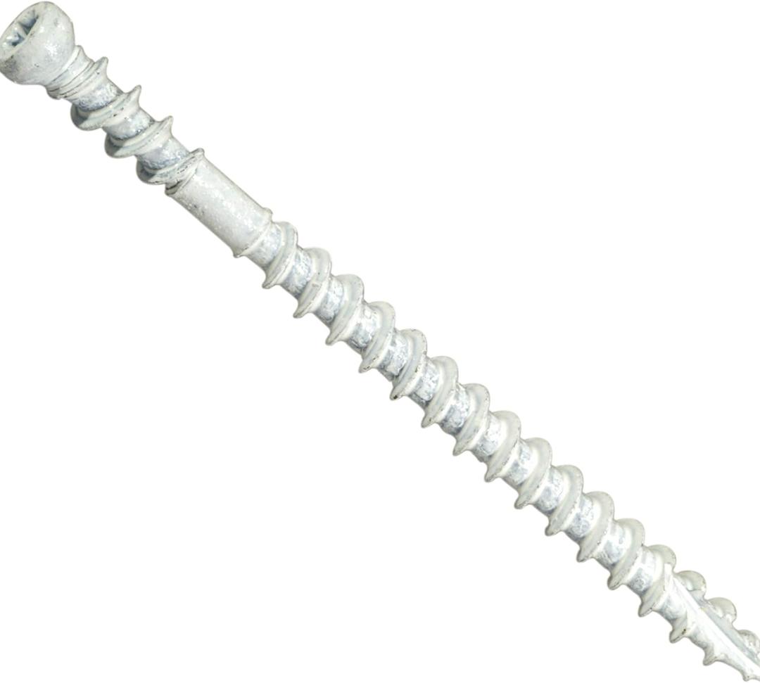 014973139223 Composite Trim Screws, 8 x 2-1/2-Inch, 139-Piece,White