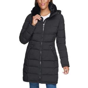 Andrew Marc Ladies' Long Stretch Parka (Black, XLarge)