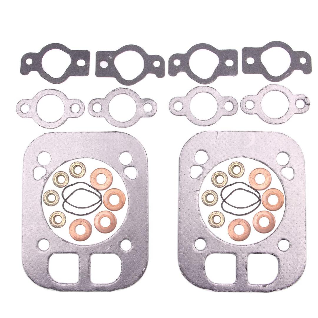 New 2 Sets Engines Cylinder Head Gasket kit for Kohler 32 841 02-S 32 841 02S 3284102S Both cylinders