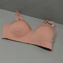 Truekind Bras for Women No Underwire, Seamless Bra, Plus Size Adjustable Bralette, Wireless Bras for Women (2XL: 38DD/F, 40DD-G, 42D-E, Rose Tan)