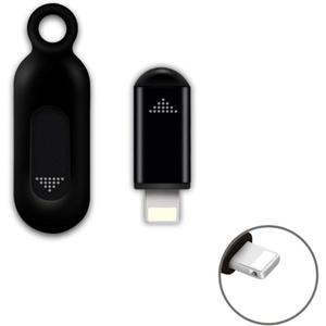 R09 Mini Smartphone IR Remote Controller Adapter for iOS Smart Phone Mini Infrared Universal Control All in One Air Conditioner/TV/DVD/STB (Black-for Lightning)