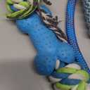 Aitmexcn Flirt Pole for Dogs Chase and Tug of War, Interactive Dog Toys for Large Medium Small Dogs, Dog Enrichment Toys with Rope Chewing Toys for Outdoor Training Playing Exercise