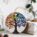 3 x Tree of Life Ornament, Christmas Ornaments: Christmas Tree Decorations, Holiday Decor, Stocking Stuffers, Gift Ideas, Xmas Gift, Housewarming Gifts & Gifts for Friends and Family