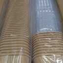 50 Pack 32 OZ Large Paper Bowls with Lids, Heavy Duty Disposable Compostable Container for Party, Disposable Bowls Bulk Soak-Proof and Microwave Safe for Hot/Cold Use (32 OZ - 50 PACK)