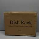 SNTD Dish Drying Rack - Extendable Dish Rack, Large Sink Drying Dish Drainer for Kitchen Counter, Stainless Steel Dish Strainer with Utensil Holder (Black)