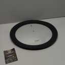 Walfos Universal Lid, Tempered Pan Lid with Heat Resistant Silicone Rim, Fits All 7" to 12" Diameter Cookware, Pots, Pans and Skillets (2Pk)