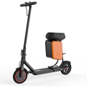 Qlaway 8.5'' Electric Scooter for Adults, 19MPH, 700W Peak Motor, 15/22 Miles Long Range, Dual Braking System, Smart APP, Portable & Foldable Adult Escooter for Daily Commuting & Short Trips