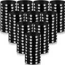 Soulchen 100 Pcs Paw Print Silicone Bracelets Dog Paw Print Rubber Wristbands for Birthday Puppy Animal Decorations Goodie Bag Party Favor Stuffers Silicone Bracelets (Black)