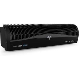 Vornado TRANSOM AE Window Fan with Alexa, 4 Speeds, Reversible Exhaust Mode, Weather Resistant Case, Whole Room, Black