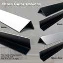 Light Blocking PVC Strips for Window Shades & Blinds by Keego, 58.5" x 1.2" x 0.9"