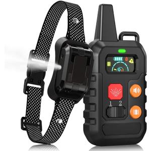 Citronella Training Collar, Dog Bark Training Collar [No Citronella Refill] Spray Dog Training Collar for L/M/S Dogs Dog Bark Collar with Beep/Vibration/Spray Mode & 6 Adjustable Sensitivities