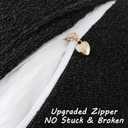 FUTEI Pack of 2 Black Decorative Throw Pillow Covers 16x16 Inch Soft Cozy Solid Boucle Textured Cushion Case,Modern Home Decor for Couch Bed Living Room