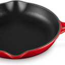 Le Creuset Enameled Cast Iron Signature Iron Handle Skillet, 9", Cerise