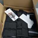 Adjustable Weighted Vest for Men Women (2-40LB), Soft Silicone Counterweight-providing a snug,comfortable fit,Removable & No-Bounce Design, Rucking, Running, Strength Training, Gym, with Reflective Strip, 2-30LB